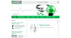 Desktop Screenshot of amimedical.cz